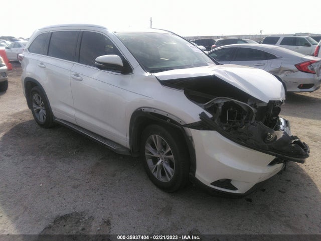 Toyota Highlander Xle 2015 5TDKKRFH9FS044153 Image 1
