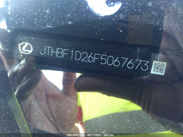 JTHBF1D26F5067673 Lexus IS 250