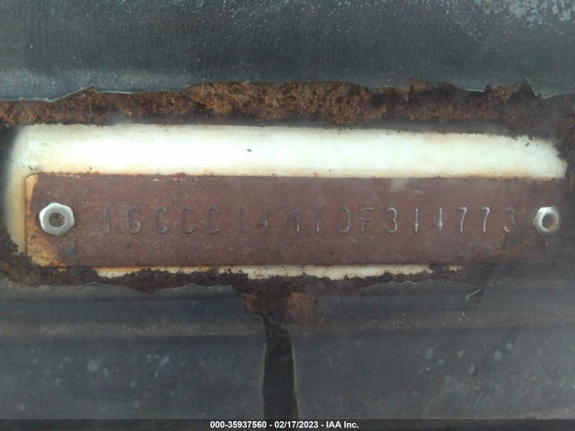 1983 CHEVROLET C10 VIN: 1GCCC14H1DF344773