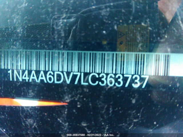 Nissan Maxima Sl Xtronic Cvt 2020 1N4AA6DV7LC363737 Image 9