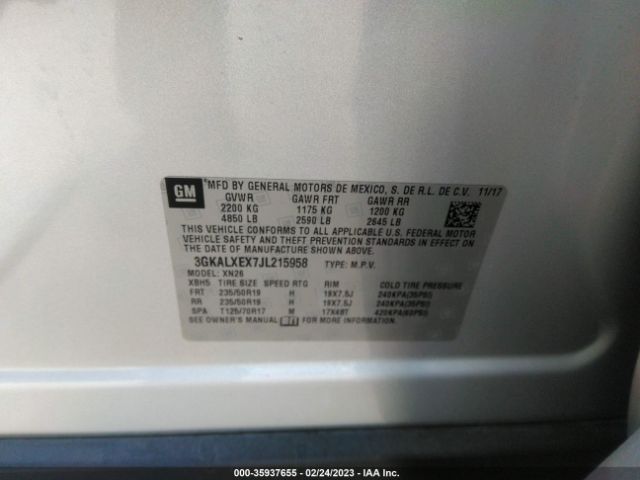 3GKALXEX7JL215958 GMC Terrain Denali