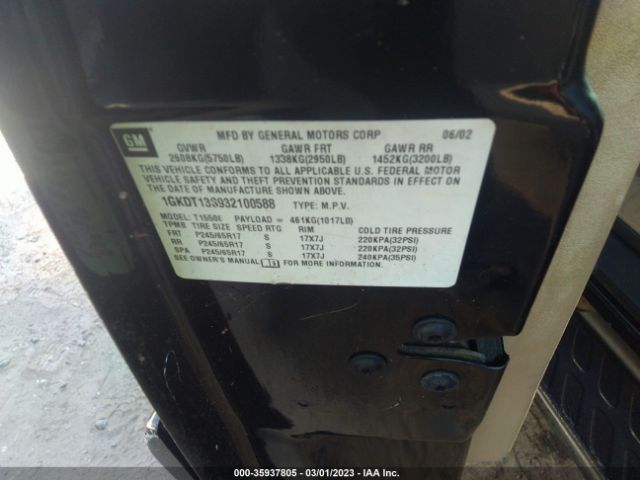 1GKDT13S932100588 GMC Envoy Slt