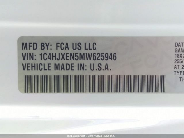 1C4HJXEN5MW625946 Jeep Wrangler
