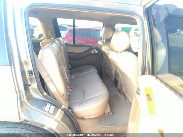 2006 NISSAN PATHFINDER LE VIN: 5N1AR18U06C651137