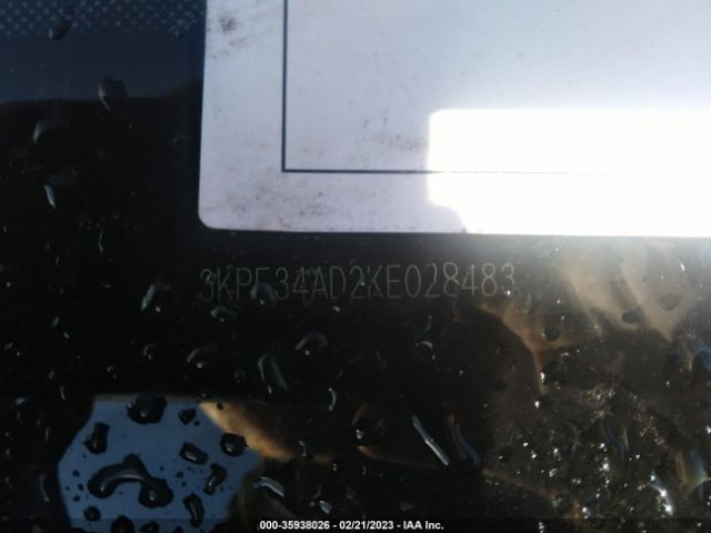 3KPF34AD2KE028483 KIA FORTE S