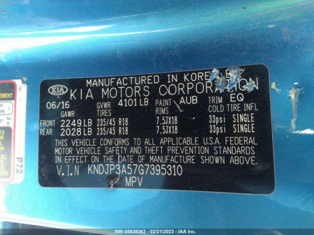 KNDJP3A57G7395310 KIA Soul