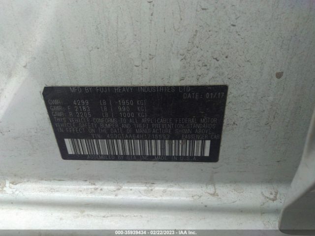 4S3GTAA64H1715593 Subaru Impreza