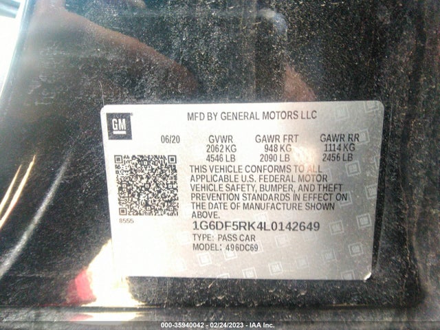 Cadillac Ct4 Premium Luxury 2020 1G6DF5RK4L0142649 Image 9