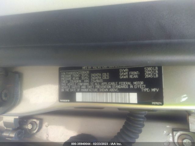 YV4902DZ4C2306426 Volvo Xc60 3.0l
