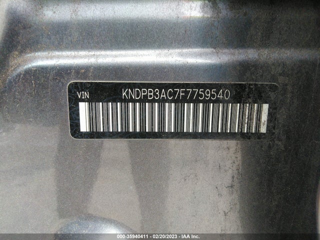 2015 Kia Sportage, VIN: KNDPB3AC7F7759540