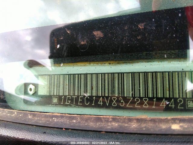 GMC SIERRA 1500 2003 1GTEC14V83Z281442 Image 10