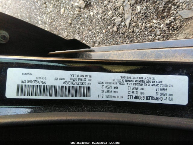 Chrysler 200 Limited 2014 1C3CCBCG2EN198510 Image 9