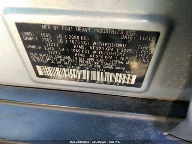 4S4BRBLC2E3252317 Subaru Outback 2.5i Limited