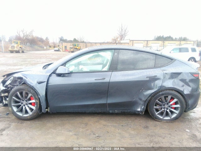2021 TESLA MODEL Y PERFORMANCE VIN: 5YJYGDEF6MF178490