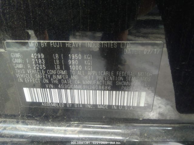 4S3GKAM69H3608686 Subaru Impreza Sport