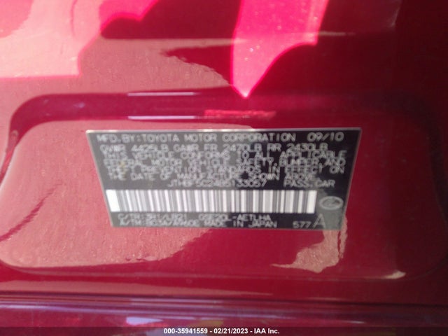 JTHBF5C24B5133057 Lexus IS 250