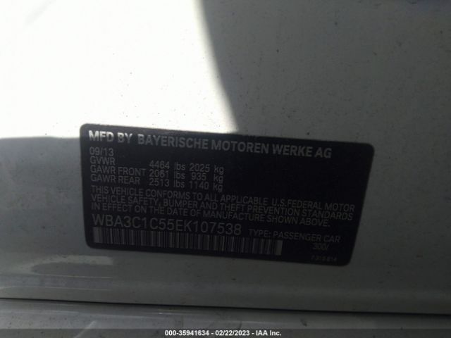 WBA3C1C55EK107538 BMW 3 Series 328i