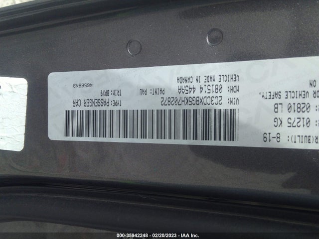 Dodge Charger Sxt 2019 2C3CDXBG5KH702872 Image 9