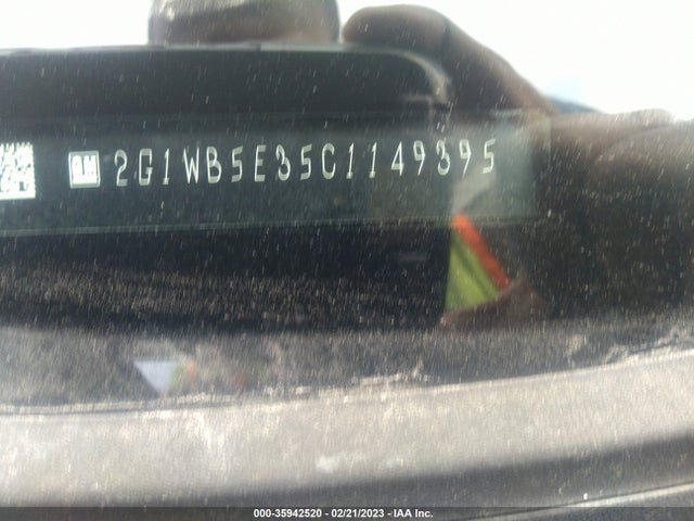 Chevrolet Impala Lt Retail 2012 2G1WB5E35C1149395 Image 9