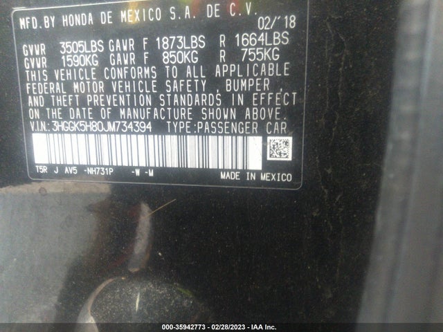2018 Honda Fit, VIN: 3HGGK5H80JM734394