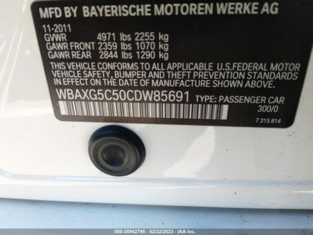 WBAXG5C50CDW85691 BMW 5 Series 528i