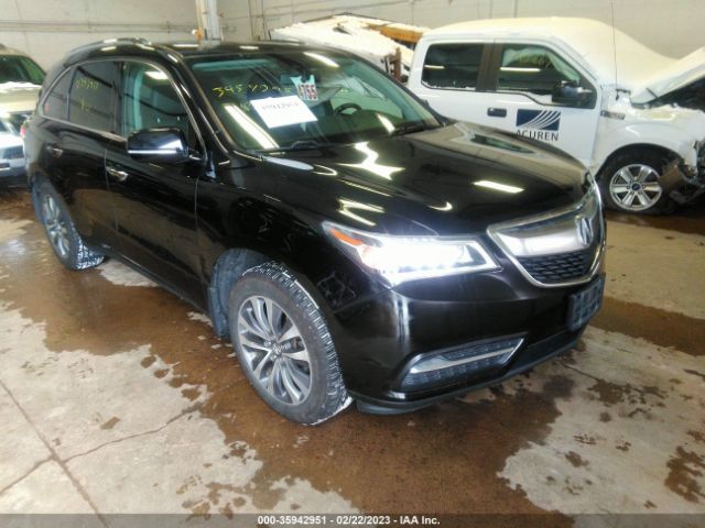 5FRYD4H41EB001199 Acura Mdx Tech Pkg