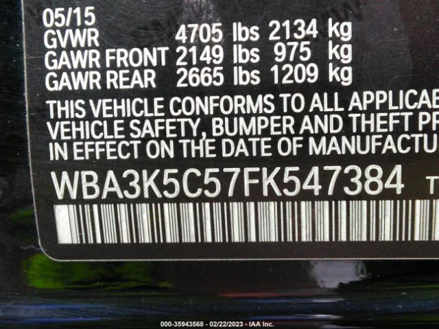 WBA3K5C57FK547384 BMW 3 Series 328d Xdrive