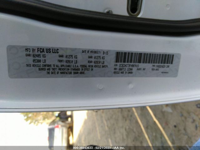2C3CDXCT3FH907415 Dodge Charger Rt