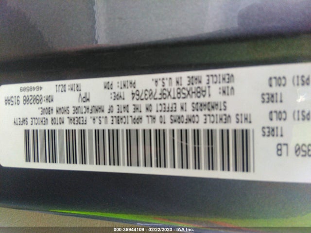 1A8HX58TX9F703764 Chrysler Aspen Limited