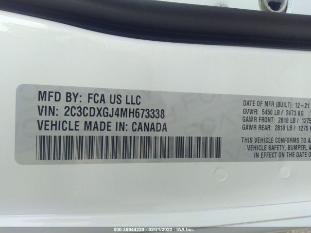 Dodge Charger Scat Pack 2021 2C3CDXGJ4MH673338 Image 9