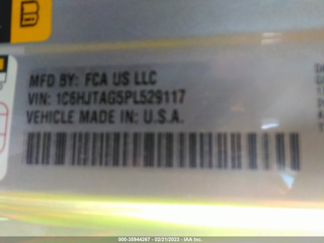 2023 Jeep Gladiator, VIN: 1C6HJTAG5PL529117