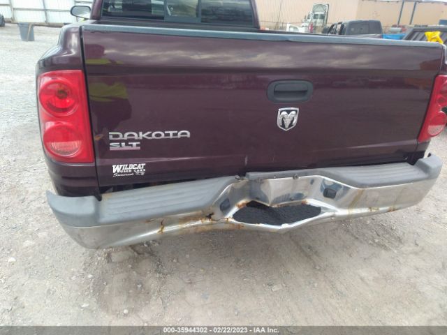 2005 DODGE DAKOTA SLT VIN: 1D7HW42K65S207193