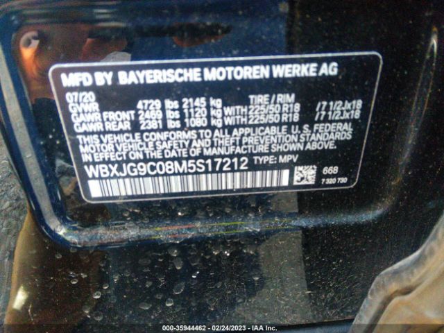 WBXJG9C08M5S17212 BMW X1 Xdrive28i