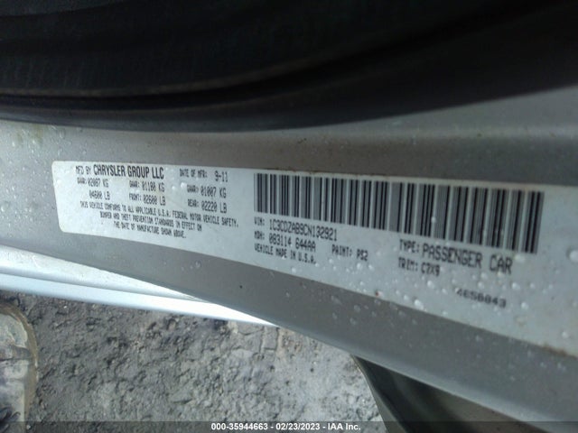 Dodge AVENGER SE 2012 1C3CDZAB9CN132921 Image 10