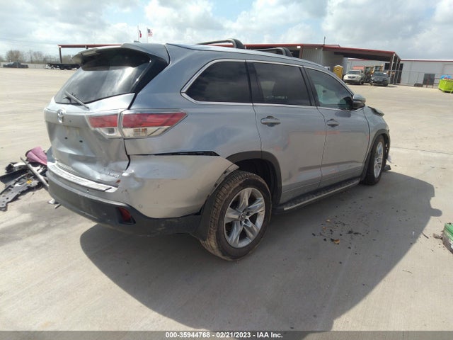 Toyota Highlander Limited 2016 5TDYKRFH5GS164317 Image 4