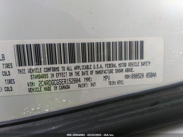 Dodge Grand Caravan Sxt 2014 2C4RDGCG5ER152804 Image 10