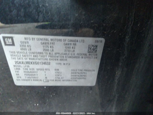 2GKALMEKXG6134632 GMC Terrain Sle