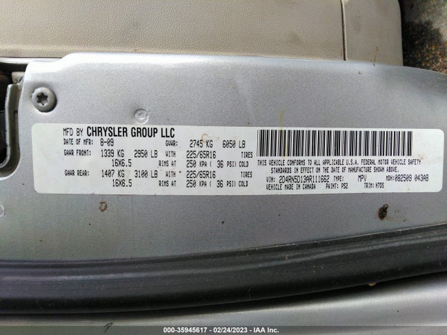 Dodge Grand Caravan Sxt 2010 2D4RN5D13AR111662 Image 9