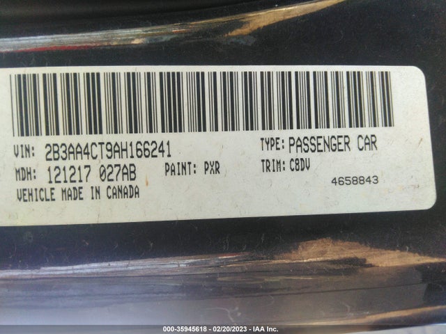 Dodge Charger Police 2010 2B3AA4CT9AH166241 Image 10