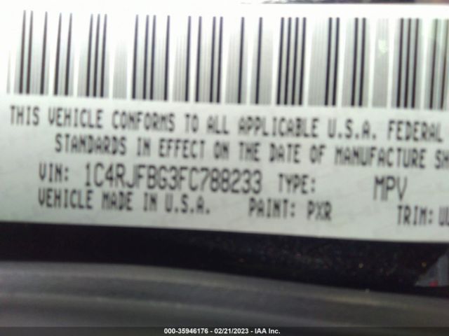 1C4RJFBG3FC788233 Jeep Grand Cherokee