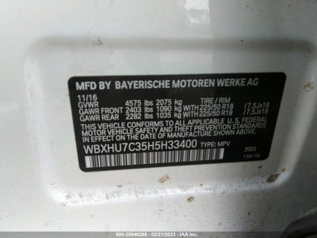 BMW X1 Sdrive28i 2017 WBXHU7C35H5H33400 Image 10