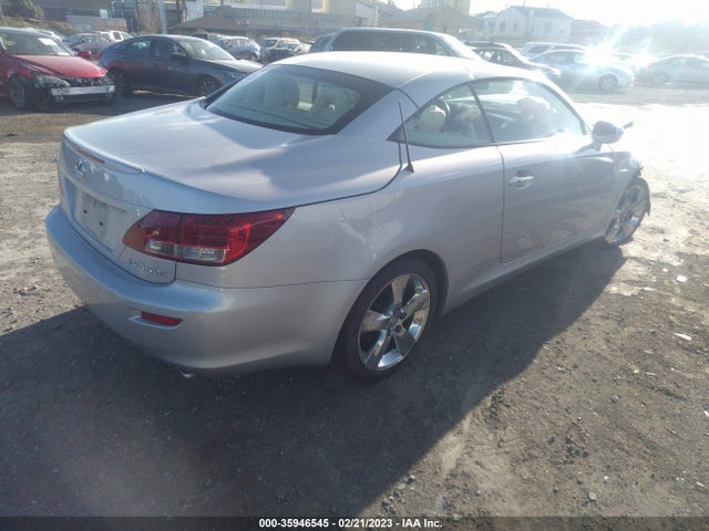 2010 LEXUS IS 350C VIN: JTHFE2C29A2501168