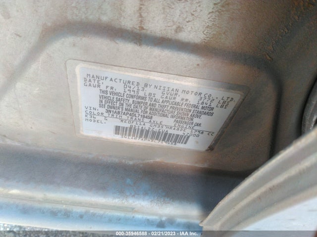 2013 NISSAN SENTRA SV VIN: 3N1AB7AP4DL719458