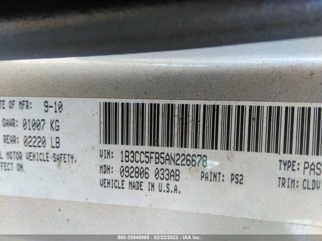 Dodge Avenger R/t 2010 1B3CC5FB5AN226678 Image 10