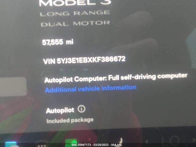 Tesla Model 3 Long Range/performance 2019 5YJ3E1EBXKF386672 Image 8