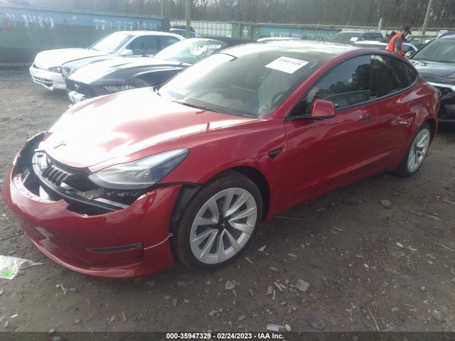 2022 TESLA MODEL 3 LONG RANGE VIN: 5YJ3E1EB4NF346513