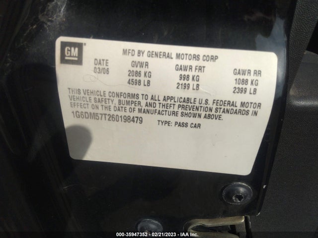 Cadillac CTS 2006 1G6DM57T260198479 Image 10