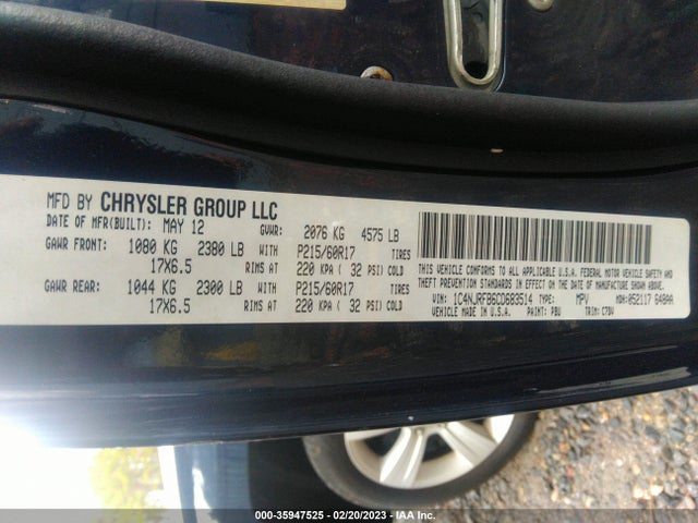 Jeep Patriot Latitude 2012 1C4NJRFB6CD683514 Image 10