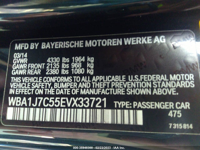 BMW 2 Series M235i 2014 WBA1J7C55EVX33721 Image 9