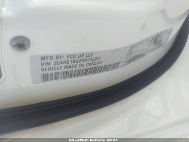 Chrysler Pacifica 2022 2C4RC1BG2NR115677 Image 10